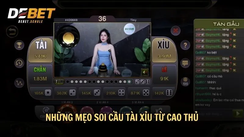 Những mẹo soi cầu tài xỉu từ cao thủ